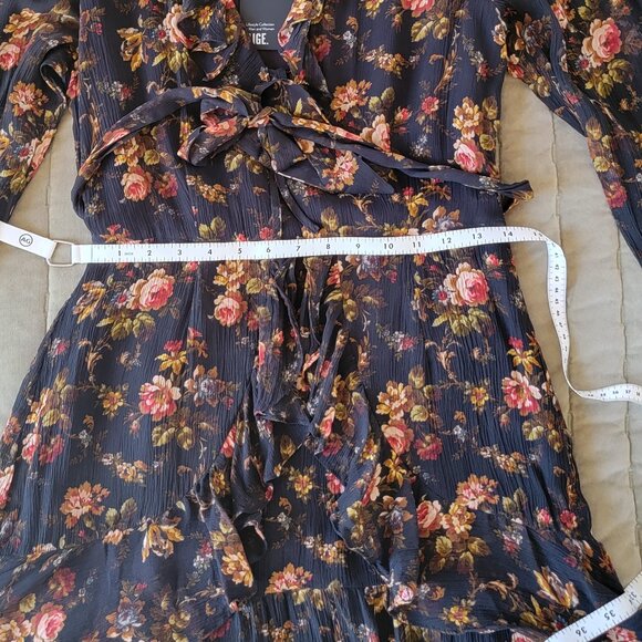 PAIGE Tamera Silk Ruffled Mini Dress Small - Picture 10 of 11